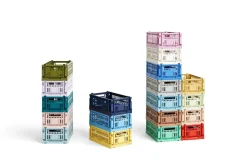 Clearance HAY Cesta Colour Crate S 17x26,5 cm, Light grey Gris