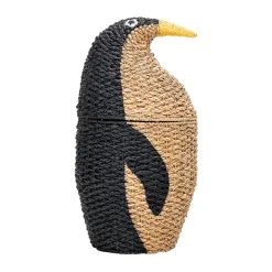 Best Bloomingville Cesta con tapa Tazia Ø37x69 cm, Negro