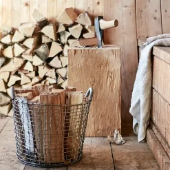 Sale KORBO Cesta de alambre Classic 24, acero galvanizado Plateado
