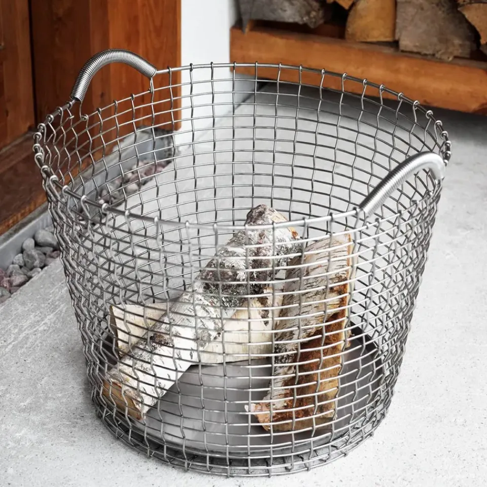 Outlet KORBO Cesta de alambre Classic 50, acero galvanizado Plateado