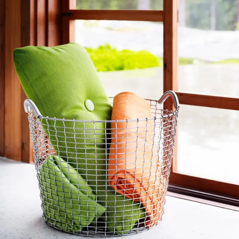 Outlet KORBO Cesta de alambre Classic 50, acero galvanizado Plateado