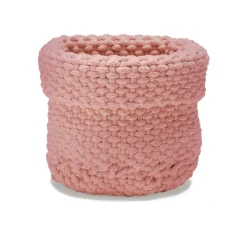 Clearance Etol Design Cesta de almacenaje Rope, Dusty pink Rosa