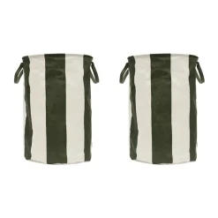 Sale OYOY Cesta de almacenamiento Kara large Ø38x54 cm, Dark Green Verde