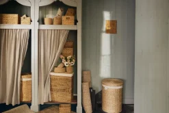 Outlet Dixie Cesta de almacenamiento Lily pequeña, 3 piezas, Natural Beige