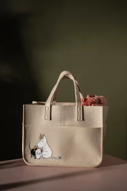 Sale Muurla Cesta de almacenamiento Mumin pets 25x40 cm, Beige
