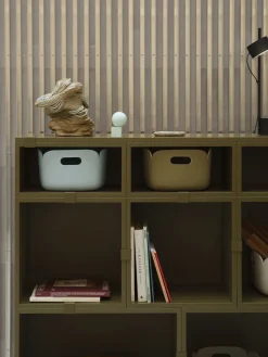 Sale Muuto Cesta de almacenamiento Restore 28x28 cm, Brown green Marrón