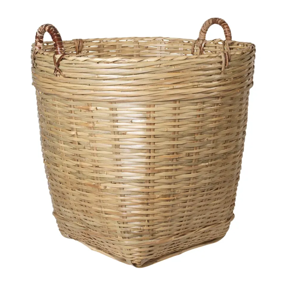 Discount Broste Copenhagen Cesta de almacenamiento Will, 65xØ65 cm Beige