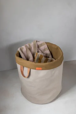 Clearance Mette Ditmer Cesta de la ropa Sort It, Sand Beige