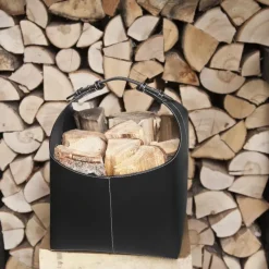 Outlet Ørskov Cesta de leña , Negro