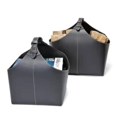 Outlet Ørskov Cesta de leña , Negro