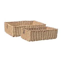 Outlet ERNST Cesta 2 piezas, Natural Beige