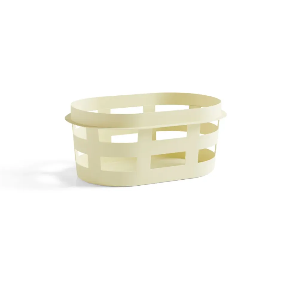 Discount HAY Cesta S 24,5 cm, Soft yellow Amarillo