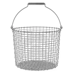 Online KORBO Cesta metálica Bucket 20, acero a prueba de ácidos Plateado