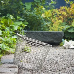 Hot KORBO Cesta metálica Bucket 24, acero galvanizado Plateado