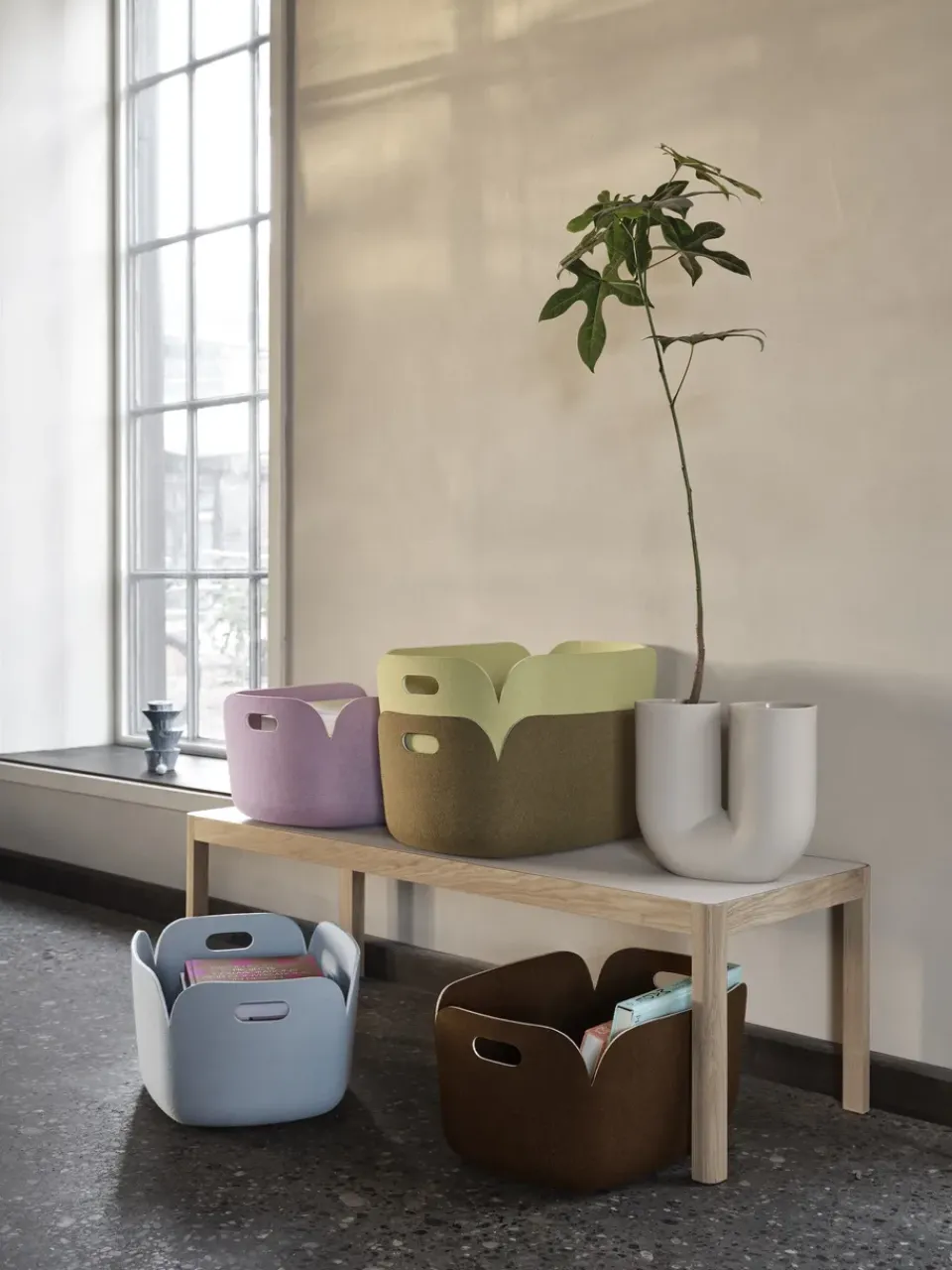 Best Muuto Cesta Restore, Brown Green VerdeMarrón