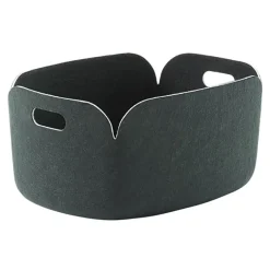 Sale Muuto Cesta Restore, Dark green Verde