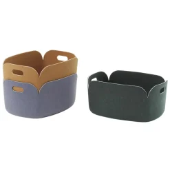 Sale Muuto Cesta Restore, Dark green Verde