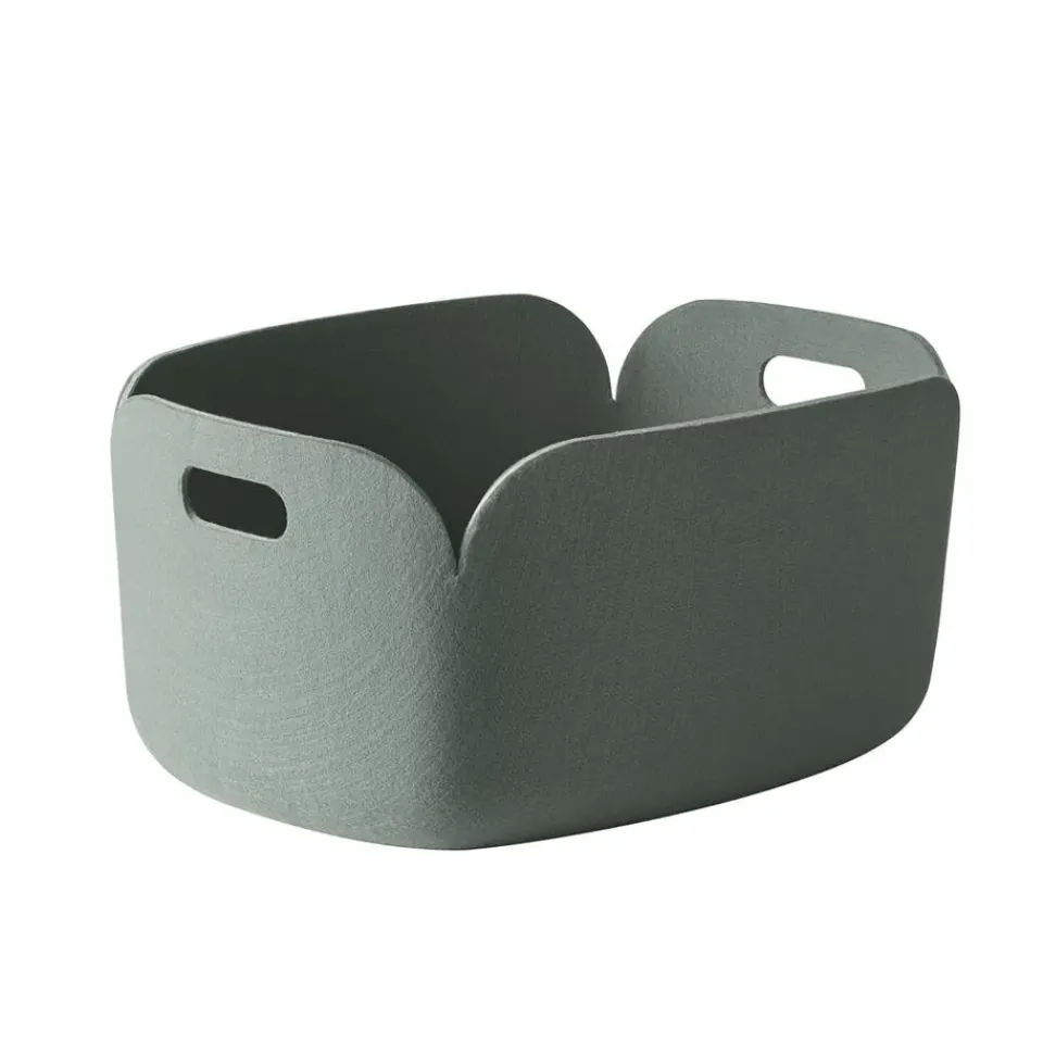 Sale Muuto Cesta Restore, dustry green ( polvo) Verde