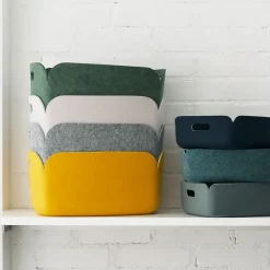 Sale Muuto Cesta Restore pequeña, dustry green ( polvo) Verde