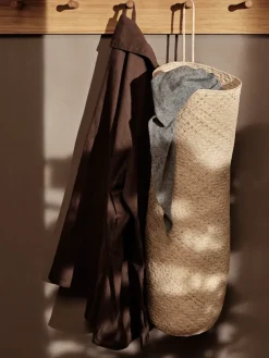 Ferm Living Cesta Sato long basket, Natural BeigeMarrón