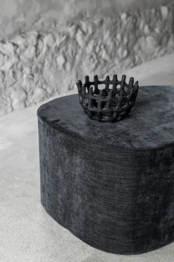 Best Mette Ditmer Cesta trenzada Art Piece, Black Negro