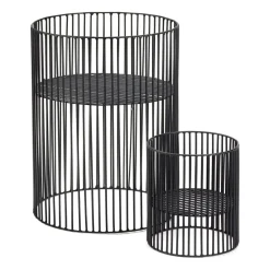 Serax Cesta Turn Ø26 cm, Black Negro