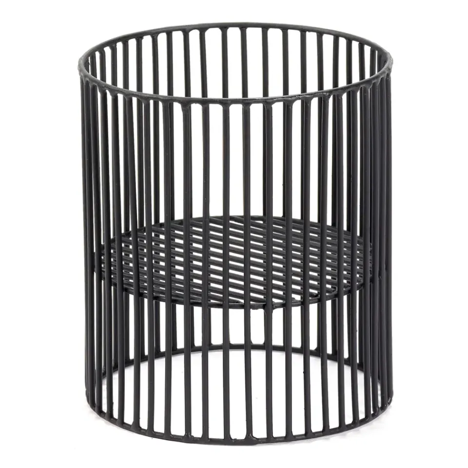 Outlet Serax Cesta Turn Ø15 cm, Black Negro