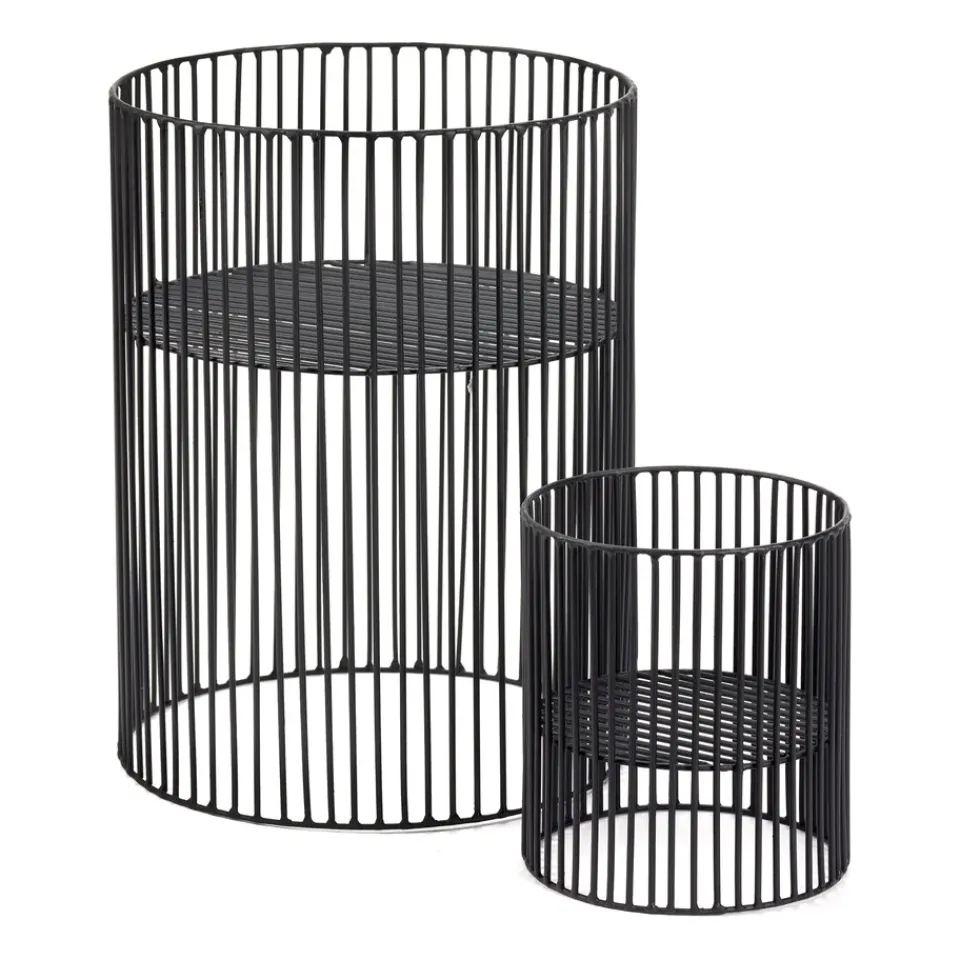 Outlet Serax Cesta Turn Ø15 cm, Black Negro
