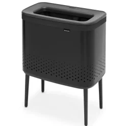 Sale Brabantia Cesto de la ropa Bo 60 L, mate Negro