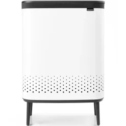 Brabantia Cesto de la ropa Bo high 2x45 L, Blanco