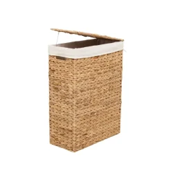 New Dixie Cesto de la ropa Lily, Natural, jacinto de agua, trenzado Beige