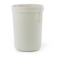 Outlet Normann Copenhagen Cesto de ropa Hide Laundry Basket Cotton Liner , roto Blanco