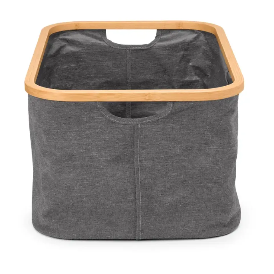 Clearance Brabantia Cesto de ropa plegable 40 L, Pepper Black Negro