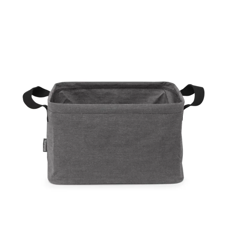New Brabantia Cesto de ropa plegable 35 L, Pepper Black Negro