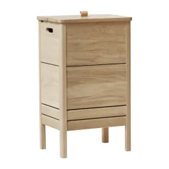 Hot Form & Refine Cesto para ropa A Line, Roble blanco Beige