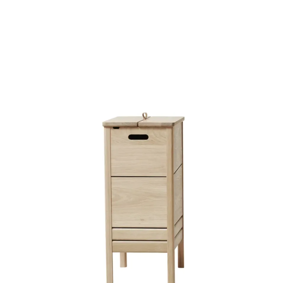 Hot Form & Refine Cesto para ropa A Line, Roble blanco Beige