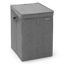 Brabantia Cesto ropa sucia apilable 35L, oscuro Gris