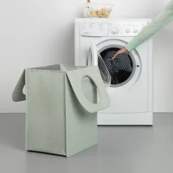 Outlet Brabantia Cesto ropa sucia , rectangular 55 L, verde Gris