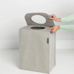 Hot Brabantia Cesto ropa sucia , rectangular 55 L, claro Gris