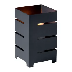 Outlet SMD Design Clara portavelas 30 cm, Antracita Gris