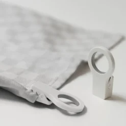 Online Bosign Clips para paños de cocina Loop 2-pack, Blanco