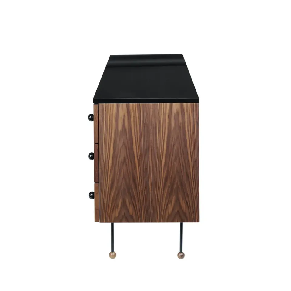 Hot GUBI Cómoda 62 Dresser, American walnut, 6 cajones Marrón