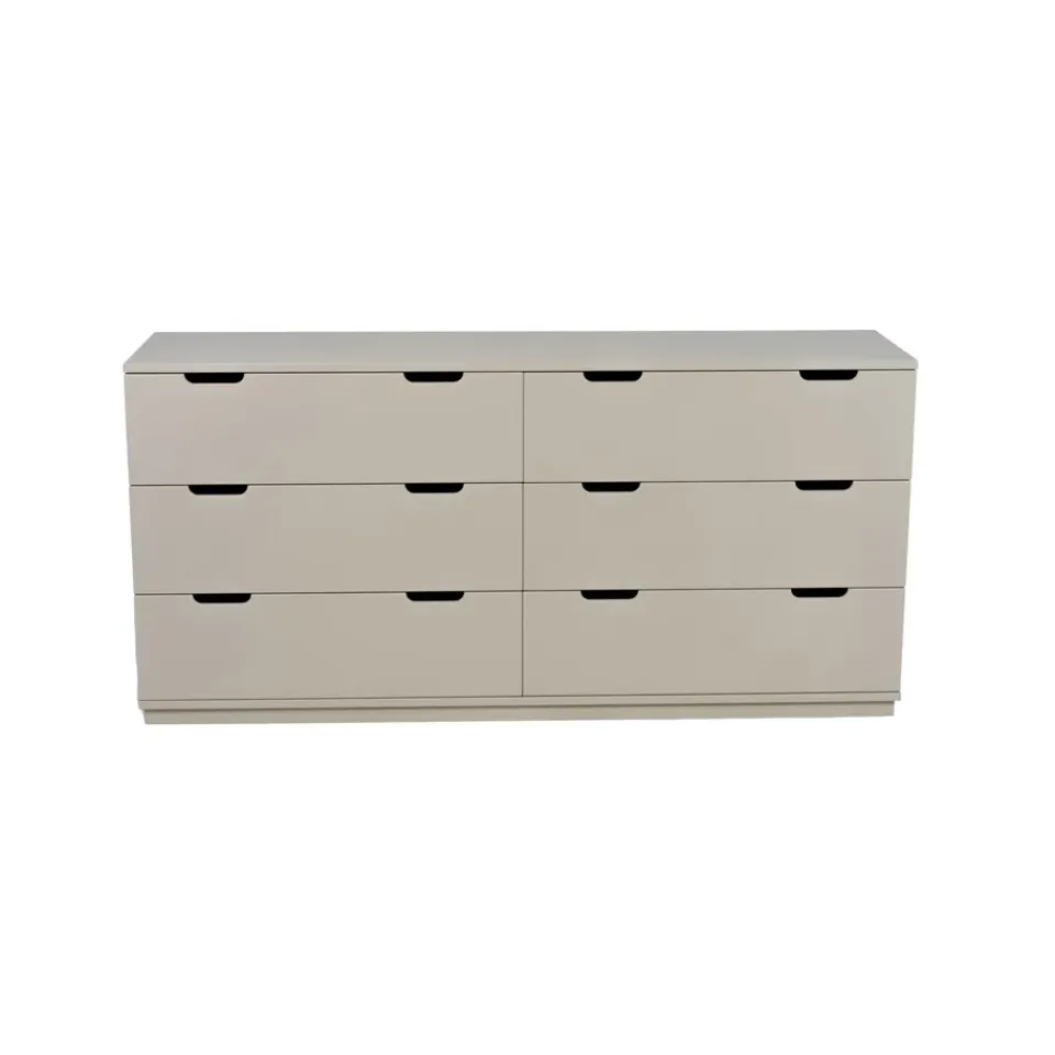 Mavis Cómoda Aoko doble 6 cajones, Beige
