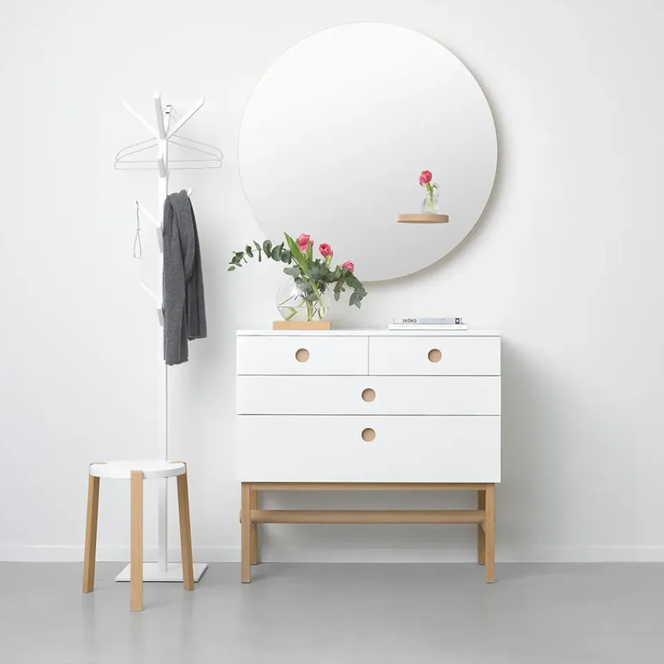 Online A2 Cómoda Keep, , base de roble aceitado Blanco