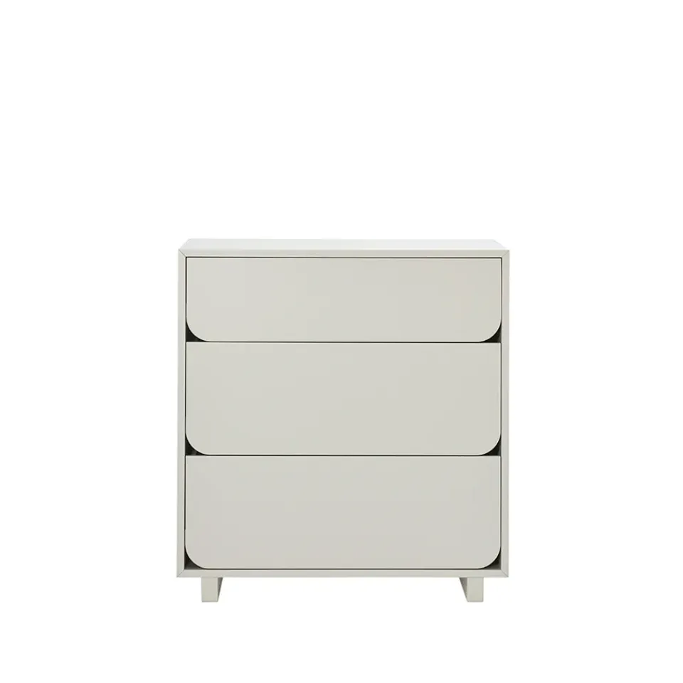 Outlet 1898 Cómoda Vidja baja, Sand, 3 cajones Beige
