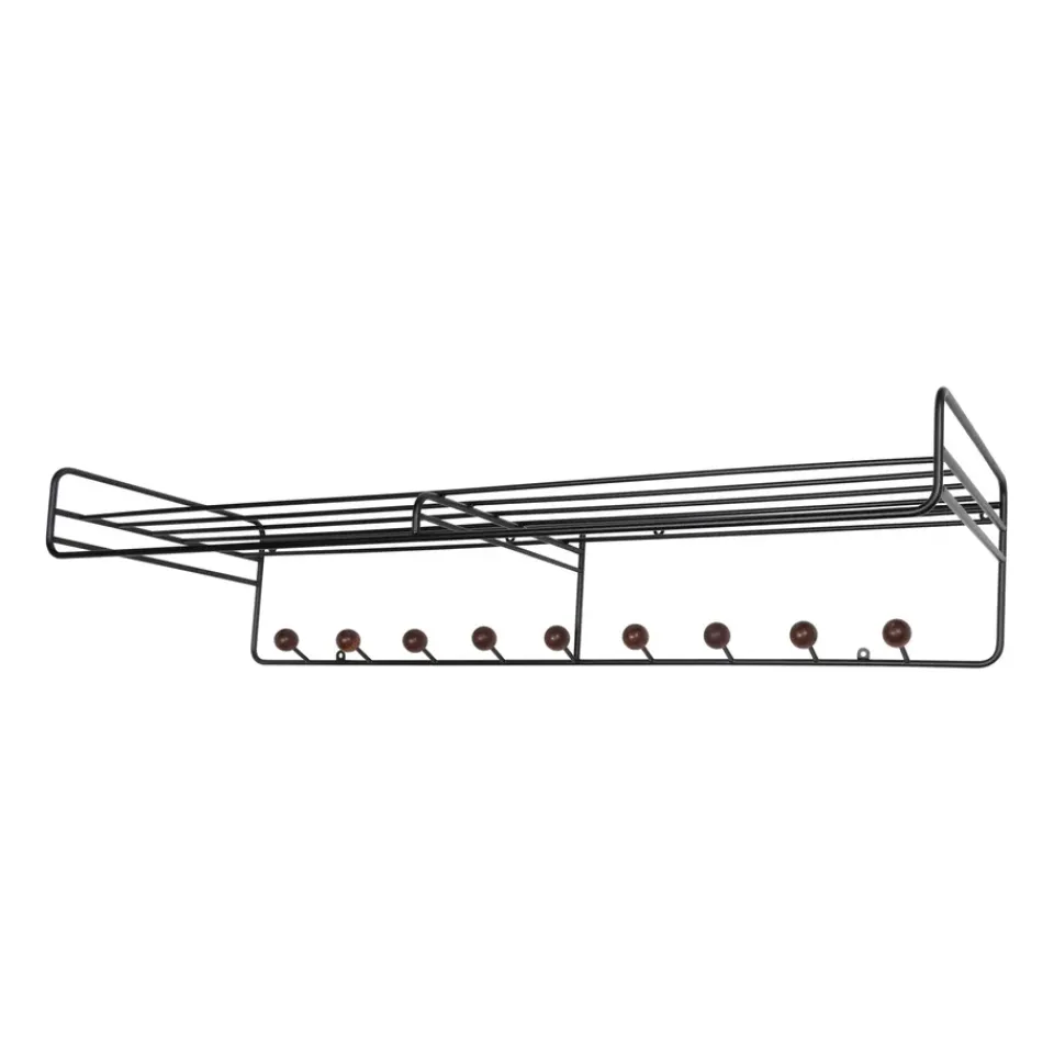 Clearance Maze Colgador Bill Hat rack L, Negro-marrón oscuro NegroMarrón