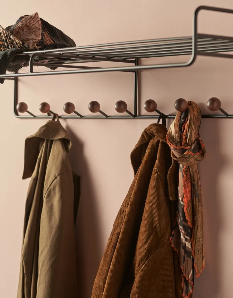 Clearance Maze Colgador Bill Hat rack L, Negro-marrón oscuro NegroMarrón
