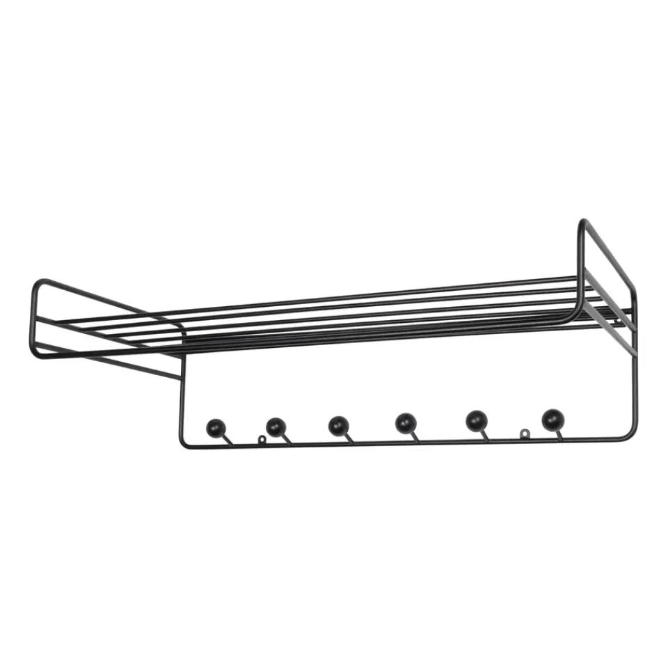 Online Maze Colgador Bill Hat rack, Negro