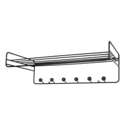 Clearance Maze Colgador Bill Hat rack, Negro-marrón oscuro NegroMarrón