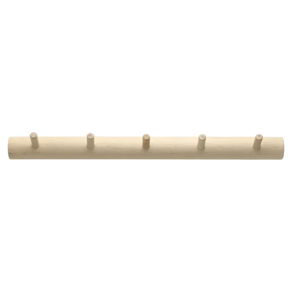 Discount 1898 Colgador de 5 ganchos Allsarp, Abedul Beige